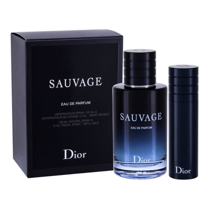 dior sauvage woda perfumowana 100 ml   zestaw  