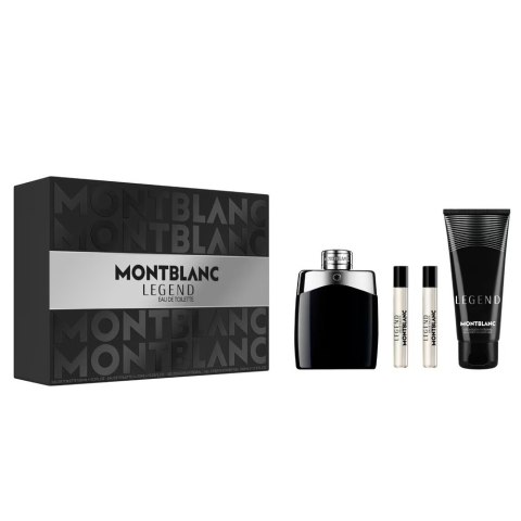 Mont Blanc Legend zestaw woda toaletowa spray 100ml + woda toaletowa spray 2x7.5ml + żel pod prysznic 100ml