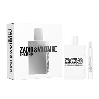 Zadig&Voltaire This Is Her! zestaw woda perfumowana spray 100ml + woda perfumowana spray 10ml