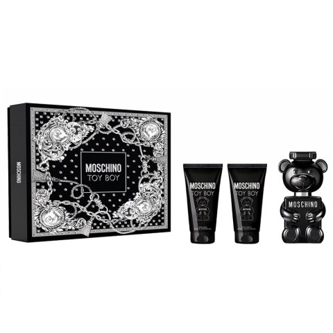 Moschino Toy Boy zestaw woda perfumowana spray 50ml + żel pod prysznic 50ml + balsam po goleniu 50ml