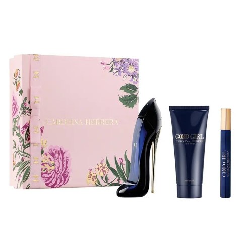 Carolina Herrera Good Girl zestaw woda perfumowana spray 80ml + woda perfumowana spray 10ml + balsam do ciała 100ml