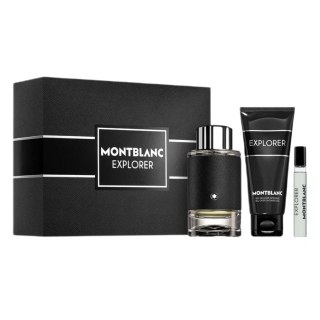 Mont Blanc Explorer zestaw woda perfumowana spray 100ml + żel pod prysznic 100ml + miniatura wody perfumowanej spray 7.5ml