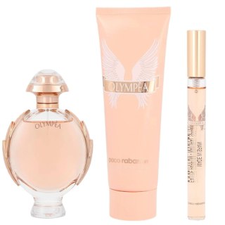 Paco Rabanne Olympea zestaw woda perfumowana spray 50ml + balsam do ciała 100ml + woda perfumowana spray 10ml