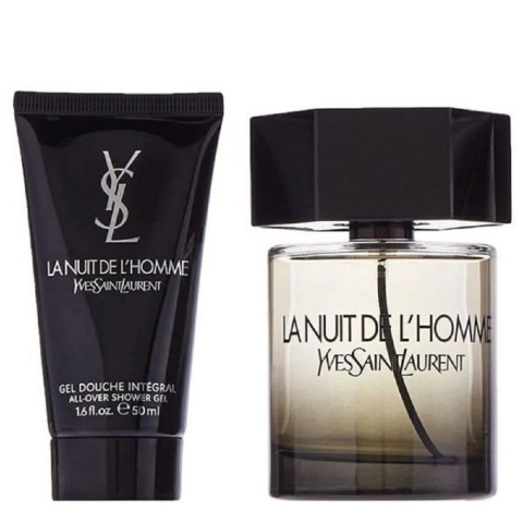 Yves Saint Laurent La Nuit De L'Homme zestaw woda toaletowa 100ml + żel pod prysznic 50ml