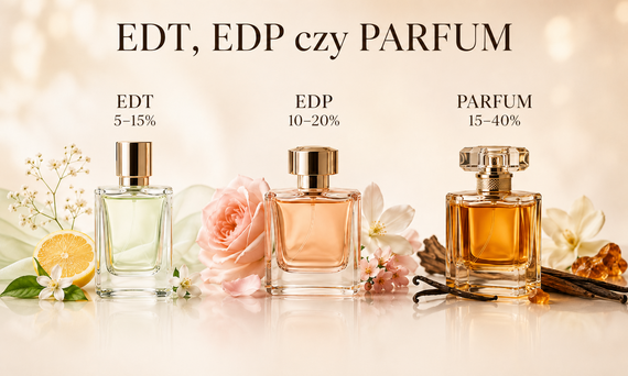 Woda perfumowana, toaletowa i perfumy - czym się różnią?